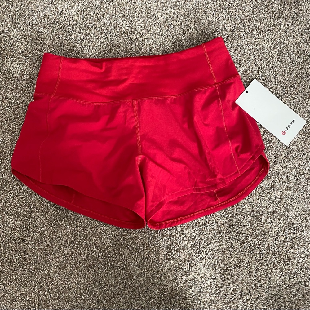 NWT Lululemon Speed Up MR Short 4” *Lined